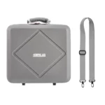 For DJI Air 3 / Air 3S / Mini 4 Pro STARTRC Dual-Drone Shoulder Storage Bag PU Handbag (Grey) - Image 3