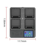 For DJI Mavic 3 Pro / 3 Classic STARTRC 4 in 1 Charging Butler Battery Charger with Screen (Grey) - Image 5