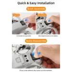 For DJI Neo Sunnylife Integrated Gimbal Protector Camera Lens Cover (Clear Grey) - Image 8