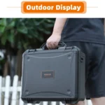 For DJI Air 3S / 3 Sunnylife Safety Carrying Case Large Capacity Waterproof Shock-proof Hard Travel Case (Black) - Image 9