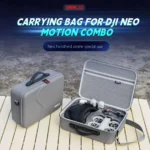 For DJI Neo STARTRC Upgraded Shoulder PU Storage Bag Handbag (Grey) - Image 5