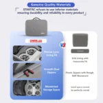 For DJI Neo STARTRC Upgraded Shoulder PU Storage Bag Handbag (Grey) - Image 6