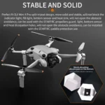 For DJI Mini 4 Pro STARTRC Heightened Landing Gear Training Rack - Image 6