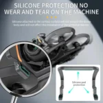 For DJI Avata 2 STARTRC Gimbal Lens Anti-collision Aluminum Alloy Guard Bumper (Silver Grey) - Image 5
