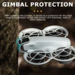 For DJI Neo STARTRC Gimbal Lens Anti-collision Aluminum Alloy Guard Bumper (Silver) - Image 3