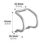 For DJI Neo STARTRC Gimbal Lens Anti-collision Aluminum Alloy Guard Bumper (Silver) - Image 8