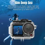 For DJI Osmo Action 5 Pro / 3 / 4 STARTRC 40m Underwater Waterproof Housing Diving Case (Transparent) - Image 8