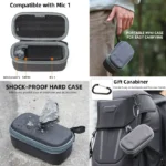 For DJI Mic 2 Sunnylife B770 Mini Carrying Case Wireless Microphone Storage Bag (Grey) - Image 3