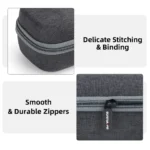 For DJI Mic 2 Sunnylife B770 Mini Carrying Case Wireless Microphone Storage Bag (Grey) - Image 5