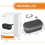For DJI Mic 2 Sunnylife B770 Mini Carrying Case Wireless Microphone Storage Bag (Grey) - Image 6