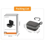 For DJI Mic Mini Sunnylife Portable Protective Box Storage Bag (Black) - Image 10