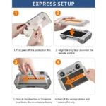 For DJI RC / RC2 STARTRC Easy Install 2pcs Tempered Glass Film (Transparent) - Image 6