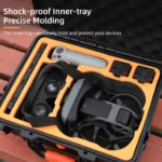 For DJI Avata Sunnylife AQX-6-U Upgraded Waterproof Shockproof Safety Carry Case Storage Bag (Black) - Image 6
