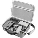 For DJI Neo STARTRC Shoulder PU Storage Bag Handbag (Grey) - Image 6