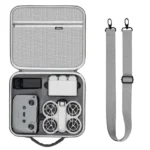 For DJI Neo STARTRC Shoulder PU Storage Bag Handbag (Grey) - Image 7