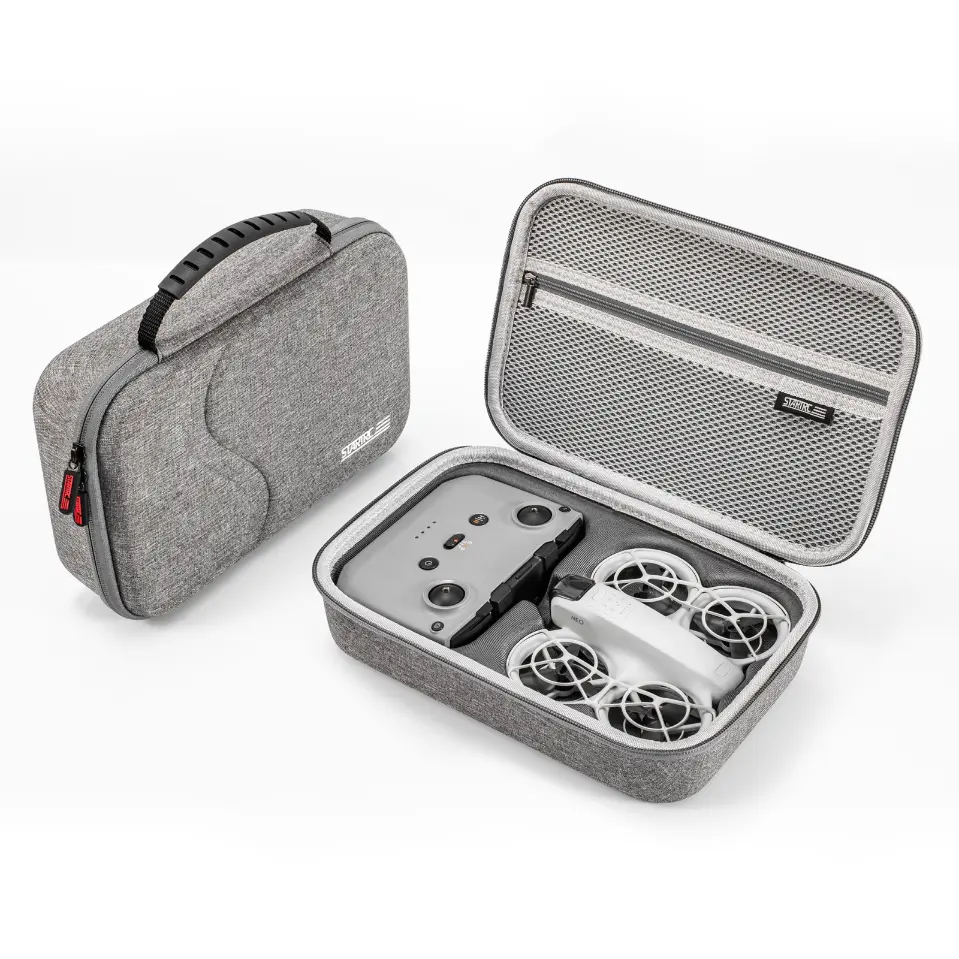 DOP2855H For DJI Neo STARTRC Shoulder Nylon Storage Bag Handbag (Grey) - Image 1