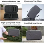 For DJI Flip Sunnylife Simple Storage Bag Shoulder Handbag (Black) - Image 5