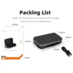 For DJI Flip Sunnylife Simple Storage Bag Shoulder Handbag (Black) - Image 8