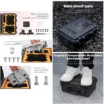 For DJI Neo Sunnylife Safety Carrying Case Waterproof Shock-proof Hard Travel Case (Black) - Image 4