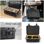 For DJI Neo Sunnylife Safety Carrying Case Waterproof Shock-proof Hard Travel Case (Black) - Image 5