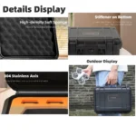 For DJI Neo Sunnylife Safety Carrying Case Waterproof Shock-proof Hard Travel Case (Black) - Image 6
