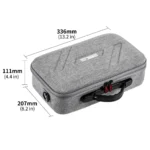 For DJI Flip STARTRC Shoulder Storage Bag Integrated Handbag (Grey) - Image 3
