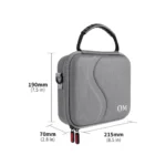 For DJI Osmo Mobile 7 / 7P STARTRC Portable Shockproof Waterproof PU Case Bag (Grey) - Image 5