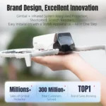 For DJI Flip STARTRC Lens Protective Cover Gimbal Cover (Transparent Black) - Image 4