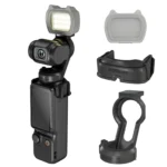 For DJI Pocket 3 STARTRC Cat-ears Magnetic Fill Light  with Holder Clip Kit (Grey)