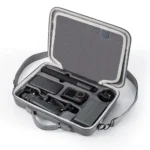 For DJI Osmo Action 5 Pro STARTRC Portable Handbag Shoulder PU Storage Bag (Dark Gray) - Image 7