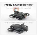 For DJI Avata 2 Sunnylife Battery Anti-release Buckle Clip Lock-up Anti-falling Battery Safety Lock Buckle Guard (Black) - Image 3