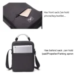 LS4023 Portable Waterproof Drone Shoulder Storage Bag for DJI Mavic Mini 2(Black) - Image 8