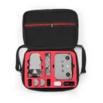 LS4456 Portable Drone PU Shoulder Storage Bag Handbag for DJI Mavic Mini 2(Black + Red Liner) - Image 3