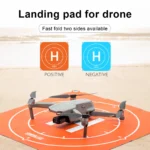 STARTRC 1109143 50cm Portable Drone Universal Foldable Square Parking Apron Landing Pad for DJI FPV / mini 2 / Mavic Air 2 / Air 2S(Orange+Blue) - Image 3