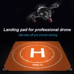 STARTRC 1109143 50cm Portable Drone Universal Foldable Square Parking Apron Landing Pad for DJI FPV / mini 2 / Mavic Air 2 / Air 2S(Orange+Blue) - Image 5