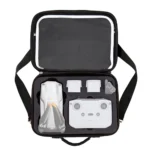 Portable Single Shoulder Storage Travel Carrying Cover Case Box with Baffle Separator for DJI Air 2S(Black + Black Liner) - Image 2