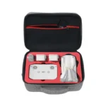 Portable Carry Case Waterproof Scratch-proof Anti-shock Travel Carrying Cover Case Box for DJI Air 2s(Grey+Red Liner) - Image 2