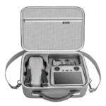 For DJI Air 3 / RC 2 / RC-N2 STARTRC Shoulder Storage Bag PU Handbag(Grey) - Image 4