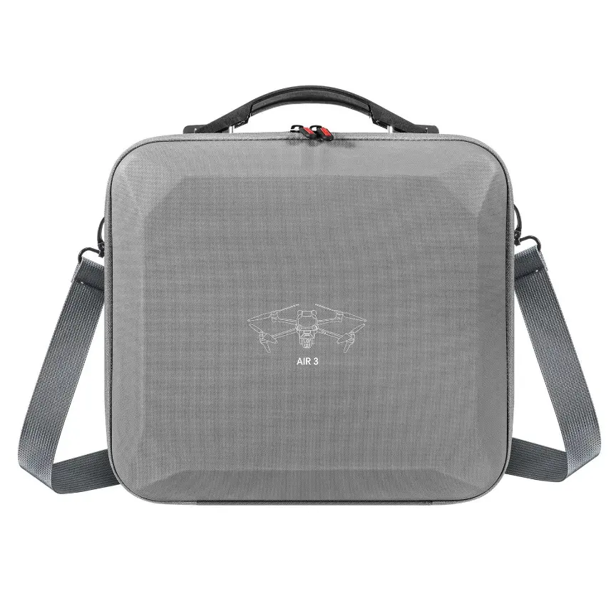 EDA005132201A For DJI Air 3 / RC 2 / RC-N2 STARTRC Shoulder Storage Bag PU Handbag(Grey) - Image 1