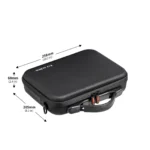 For DJI Osmo Action 4 / 5 Pro STARTRC Portable PU Storage Box Case Full Kit(Black) - Image 2