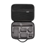 For DJI Osmo Action 4 / 5 Pro STARTRC Portable PU Storage Box Case Full Kit(Black) - Image 3