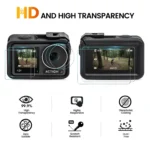 For DJI Osmo Action 4 STARTRC 3 in 1 Lens Protector Front and Rear Screen Tempered Glass Films(2 Sets) - Image 3