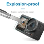 For DJI Osmo Action 4 STARTRC 3 in 1 Lens Protector Front and Rear Screen Tempered Glass Films(2 Sets) - Image 6