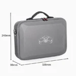For DJI Mini 4 Pro / RC 2 with Screen STARTRC Shoulder Storage Bag PU Handbag(Grey) - Image 6