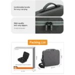 For DJI RS 4 Sunnylife Storage Case Box Suitcase(Black) - Image 7