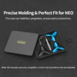 For DJI Neo Sunnylife NEO Propellers Case Storage Mini Travel Case Box(Black) - Image 4