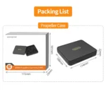 For DJI Neo Sunnylife NEO Propellers Case Storage Mini Travel Case Box(Black) - Image 8