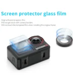 For DJI Osmo Action 5 Pro STARTRC 3 in 1 Lens Protector Front and Rear Screen Tempered Glass Films(2 Sets) - Image 5