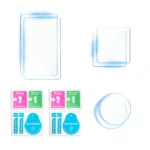 For DJI Osmo Action 5 Pro STARTRC 3 in 1 Lens Protector Front and Rear Screen Tempered Glass Films(2 Sets) - Image 6