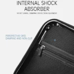For DJI Mavic Air 2 Shockproof Portable ABS Suitcase Storage Bag Protective Box(Black) - Image 7
